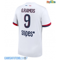 Camisa de time de futebol Paris Saint-Germain Goncalo Ramos #9 Replicas 2º Equipamento 2025-26 Manga Curta